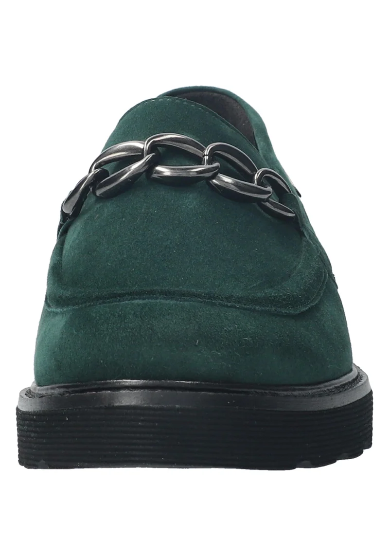 Mocassins ORLA vert foncé