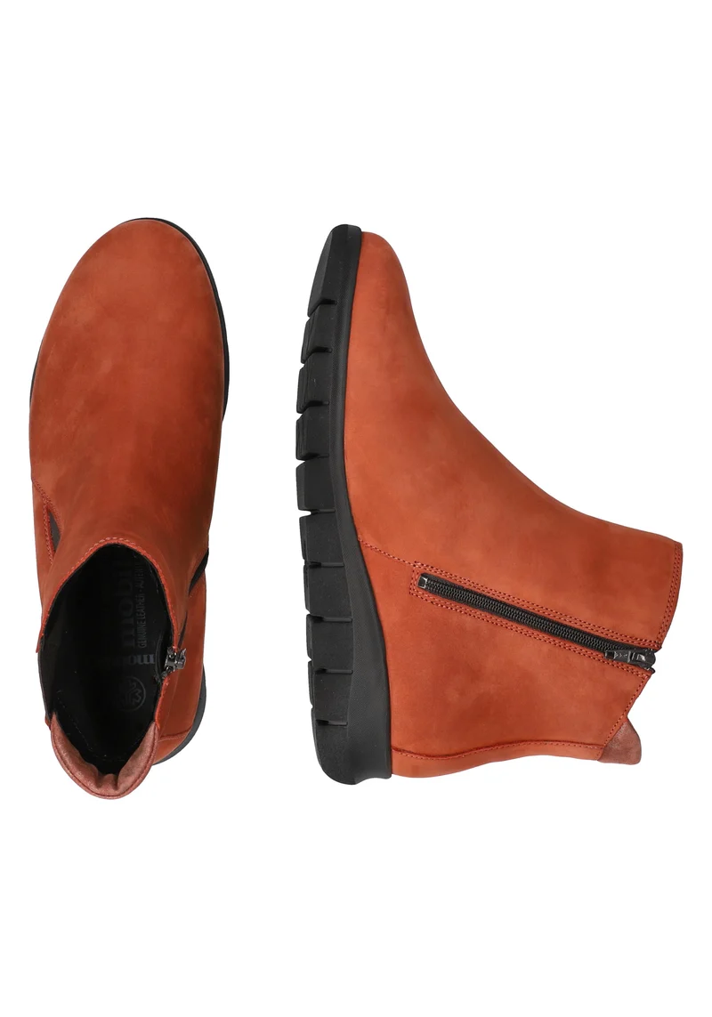 Bottines IDILIA rouille