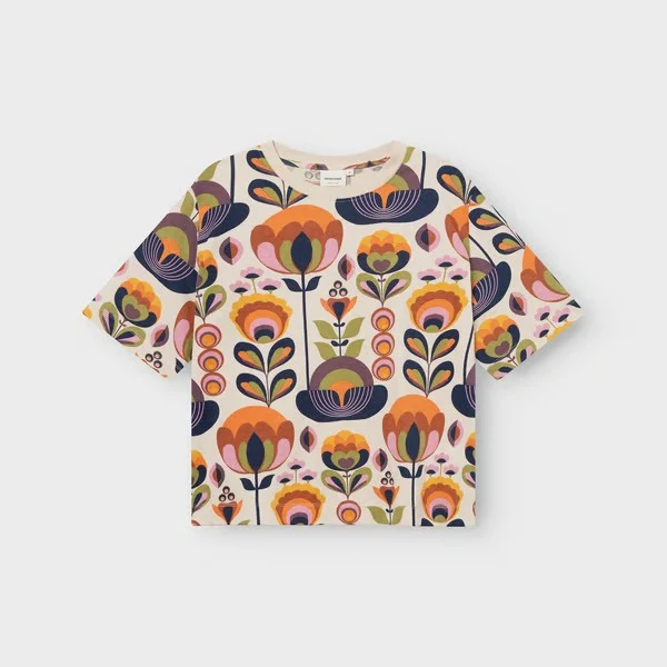 DEDICATED T-Shirt Vadstena Autumn Harvest Multicolor