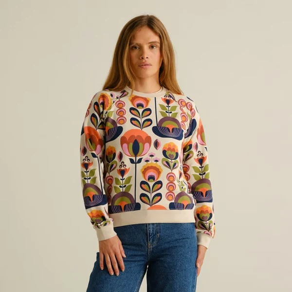 DEDICATED Sweatshirt Ystad Autumn Harvest Multicolor