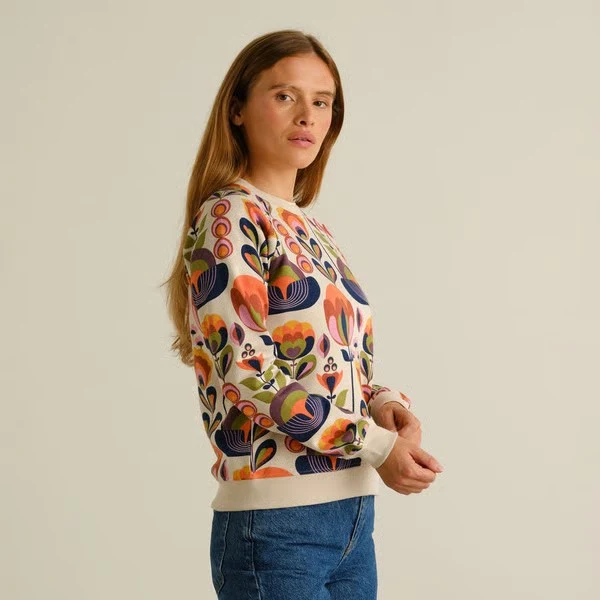 DEDICATED Sweatshirt Ystad Autumn Harvest Multicolor