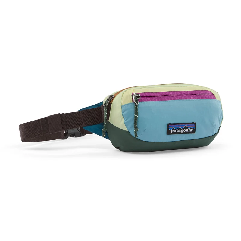 PATAGONIA Terravia Mini Hip Pack patchwork: snowmelt blue