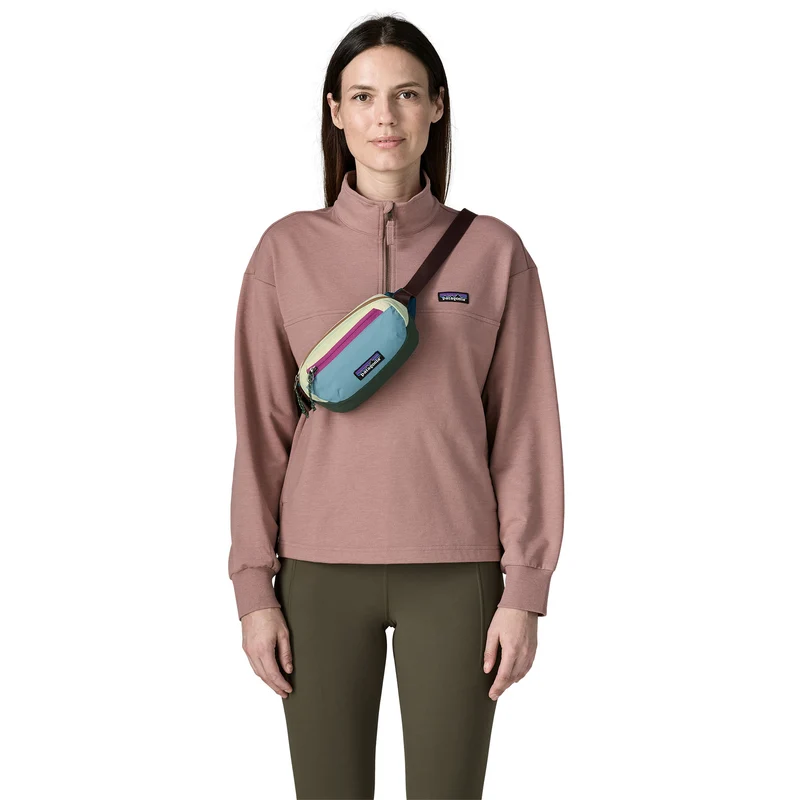 PATAGONIA Terravia Mini Hip Pack patchwork: snowmelt blue