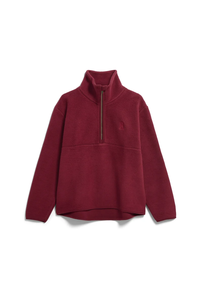 ARMEDANGELS Haarleenaa Cotton Fleece velvet red