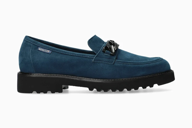 Mocassins SALKA bleus
