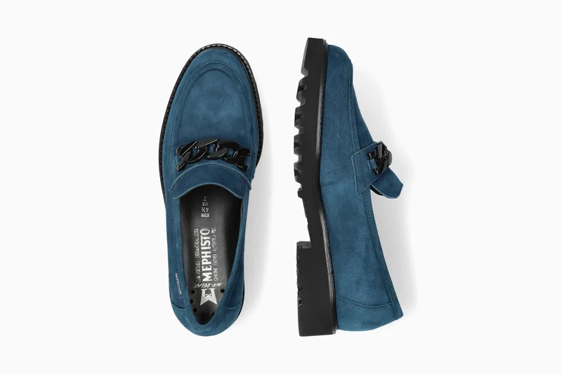 Mocassins SALKA bleus