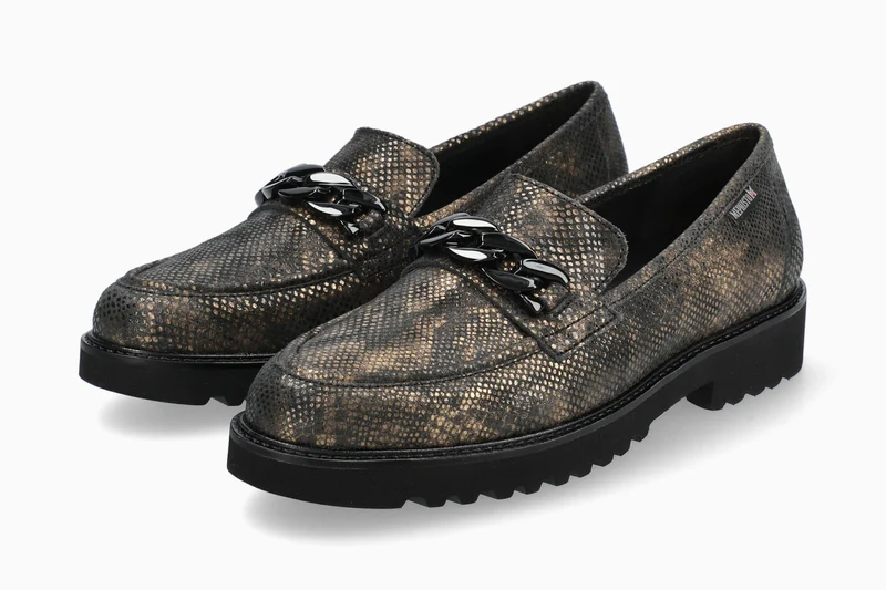 Mocassins SALKA métalliques