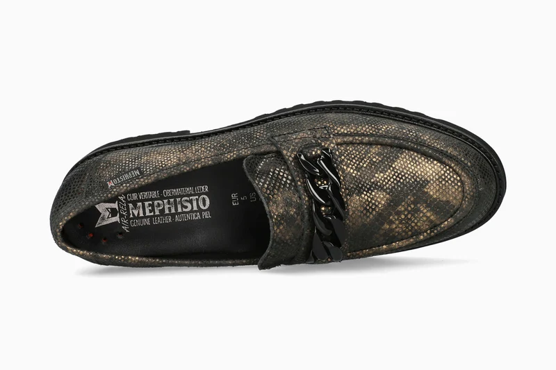 Mocassins SALKA métalliques