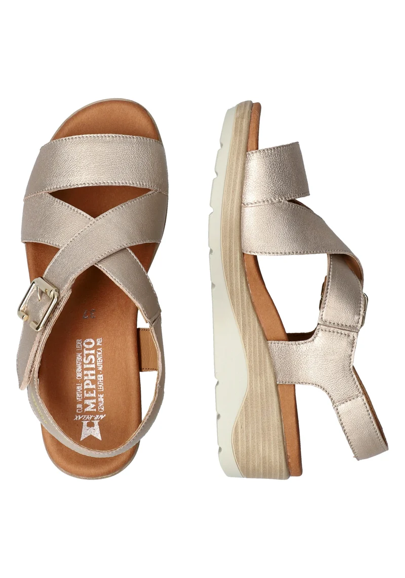 Sandales CLAUDINE gris clair