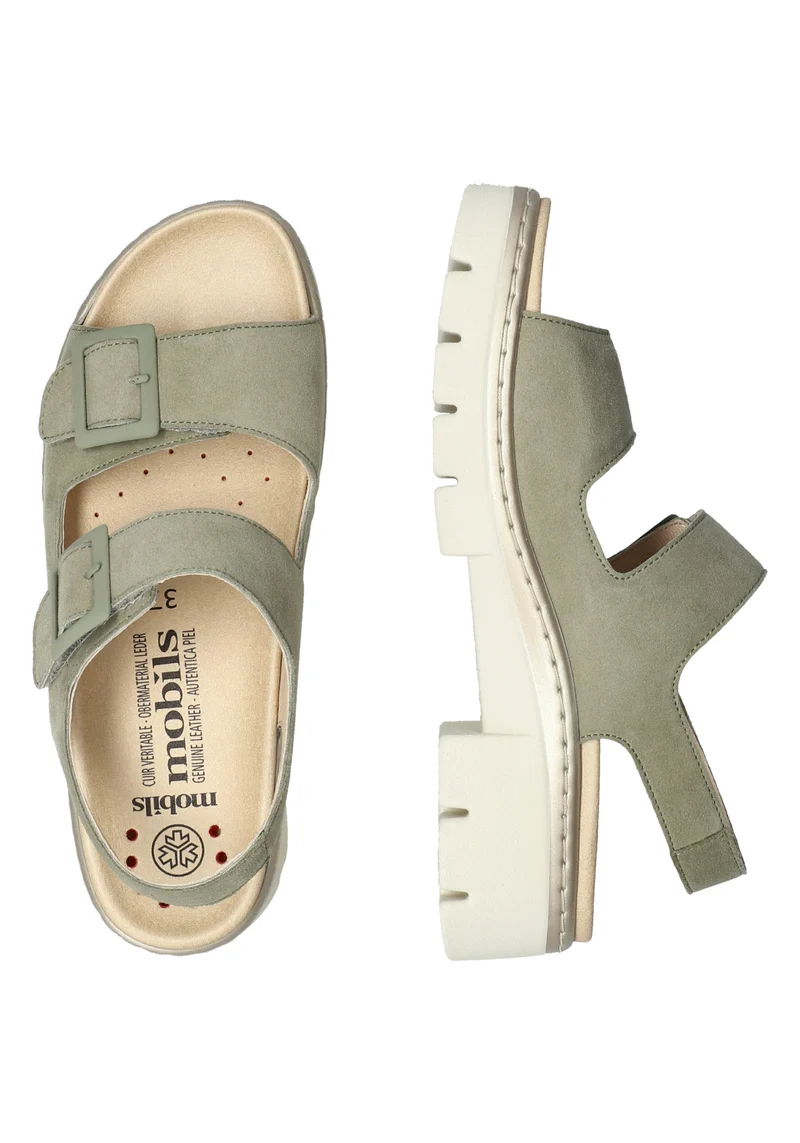 Sandales AMIRA kaki clair