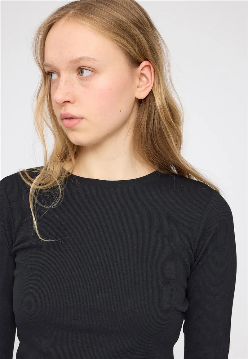 MAZINE Babylock Hems Longsleeve black
