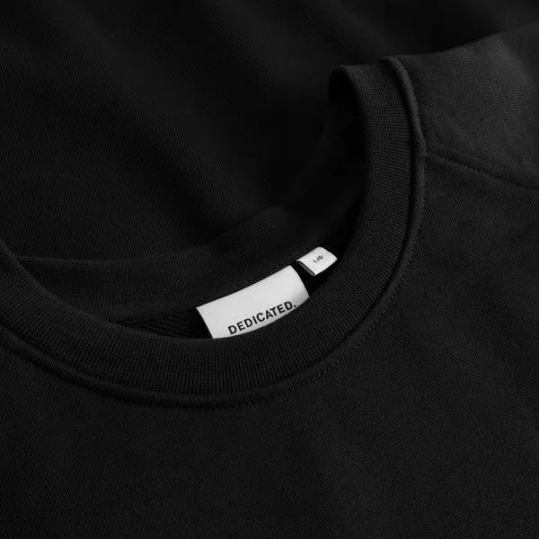 DEDICATED Sweatshirt Malmoe Painted Side Bike Black
