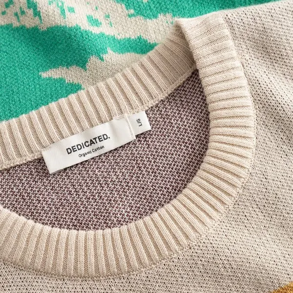 DEDICATED Sweater Mora Retro Ski Blocks Multi Color