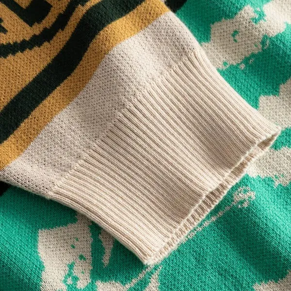 DEDICATED Sweater Mora Retro Ski Blocks Multi Color