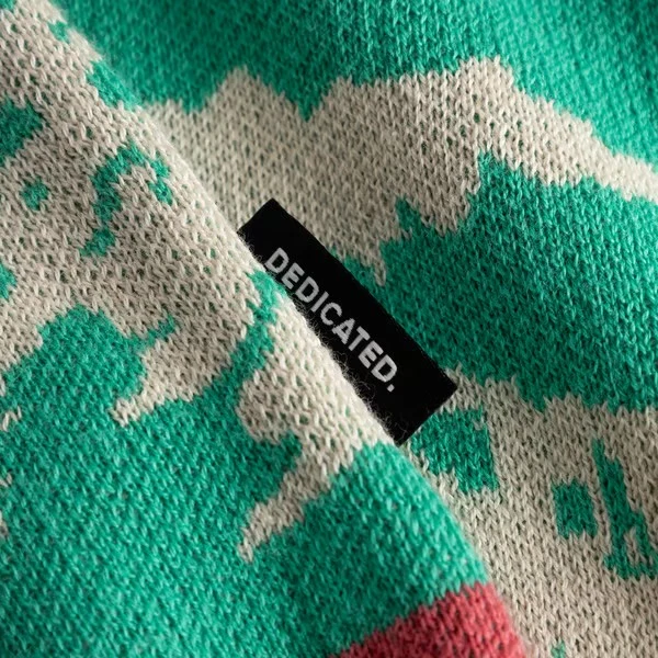 DEDICATED Sweater Mora Retro Ski Blocks Multi Color