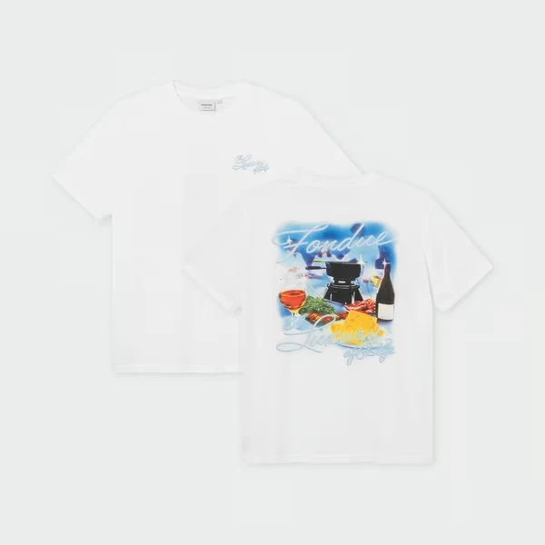 DEDICATED T-Shirt Stockholm Fondue White