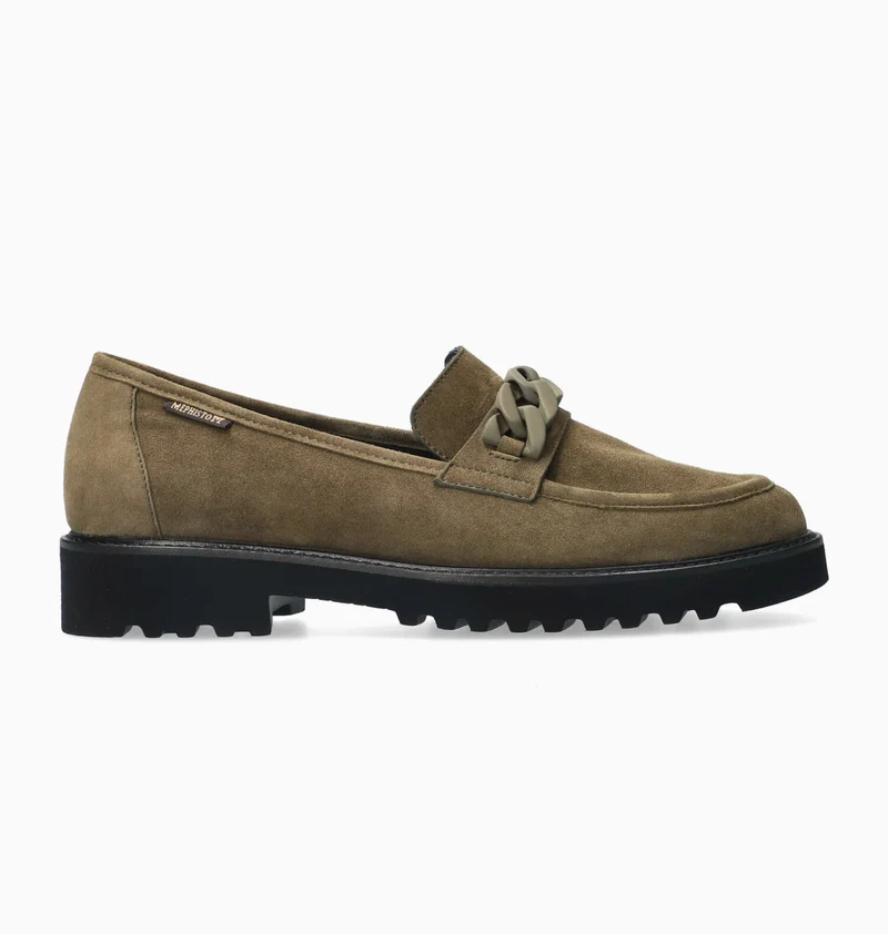 Mocassins SALKA vert loden