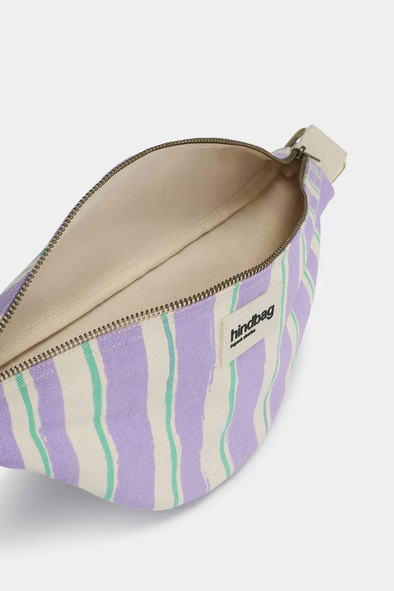 HINDBAG Olivia Streifen grün parme