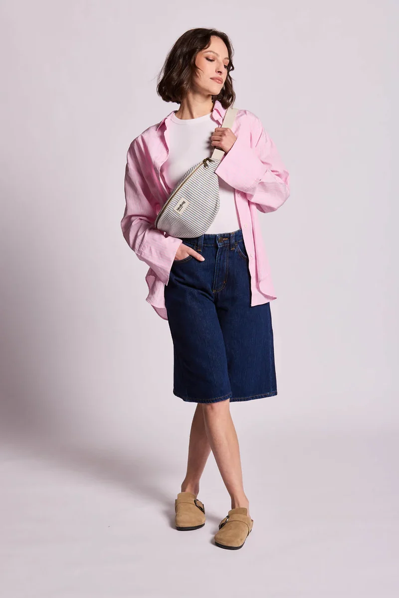 HINDBAG Olivia Streifen blau