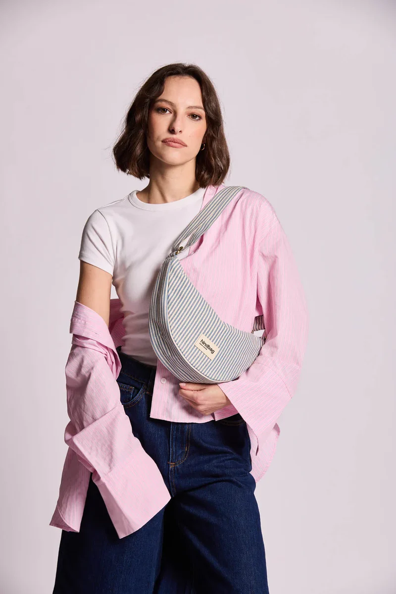 HINDBAG Andrea Streifen blau