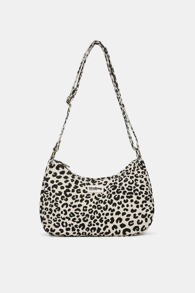 HINDBAG Rosa leopard beige