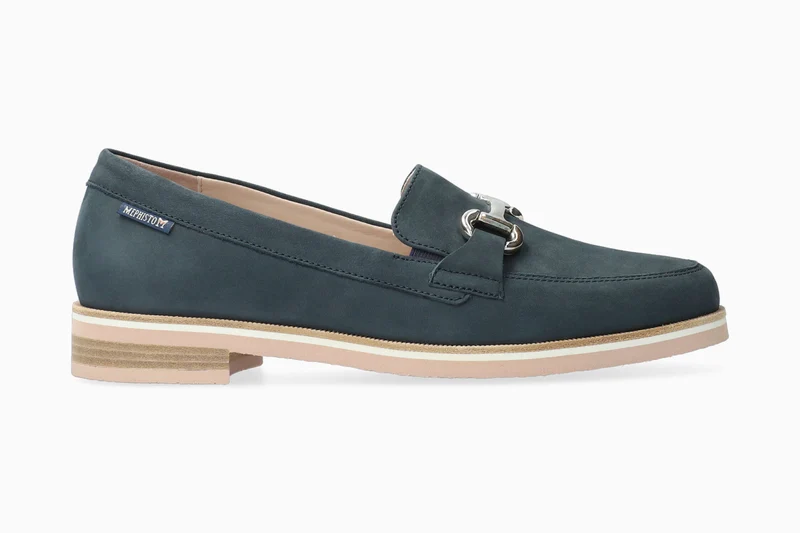 Mocassins ROXANA bleu foncé