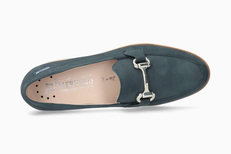 Mocassins ROXANA bleu foncé
