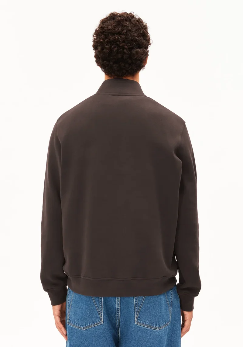 ARMEDANGELS Waarlo Fleece Troyer claystone