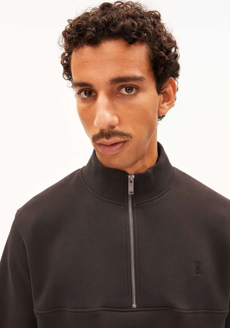 ARMEDANGELS Waarlo Fleece Troyer claystone
