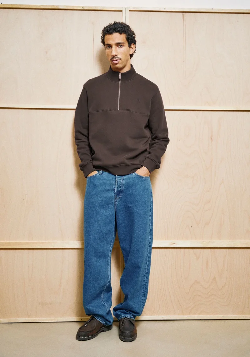ARMEDANGELS Waarlo Fleece Troyer claystone