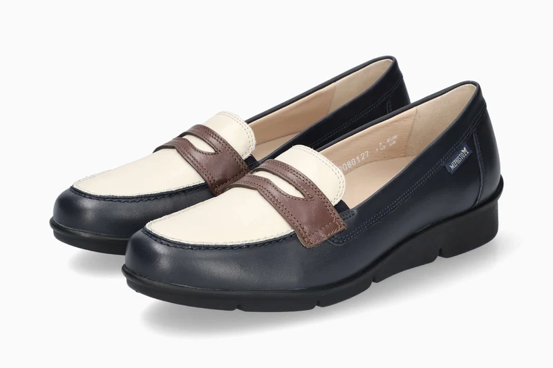 Mocassins DIVA bleu foncé