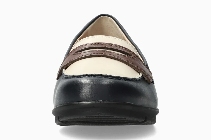 Mocassins DIVA bleu foncé