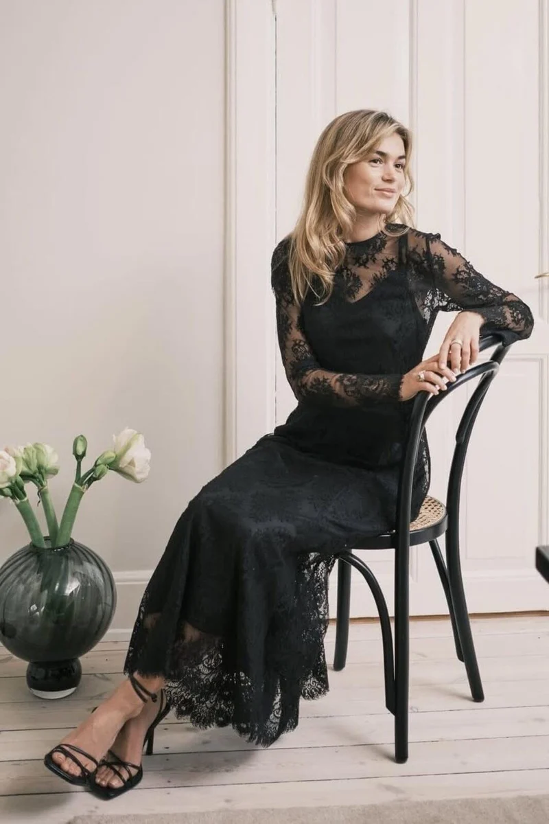 Neo Noir - Rimova Lace Dress 164363 - 100 - Black