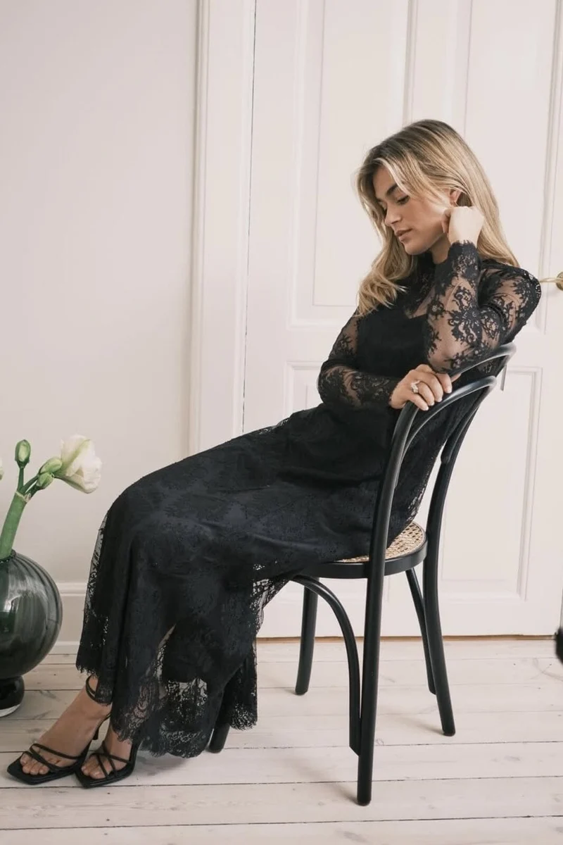 Neo Noir - Rimova Lace Dress 164363 - 100 - Black