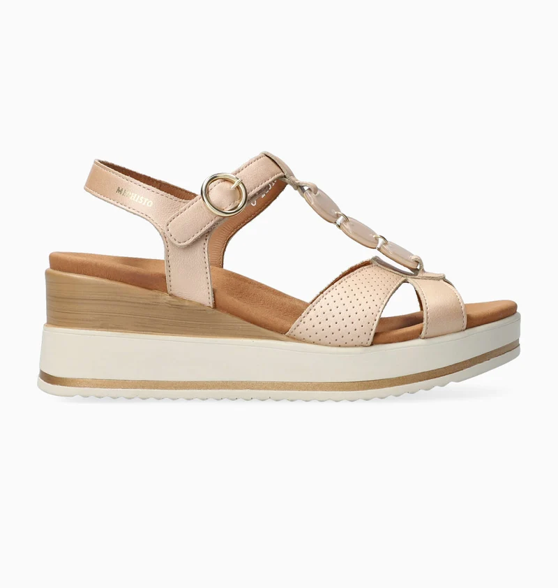 Sandales SELINE rose clair