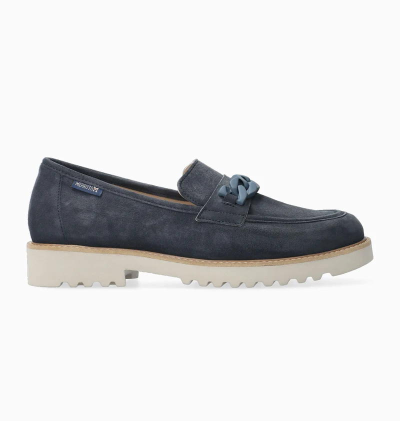 Mocassins SALKA bleus