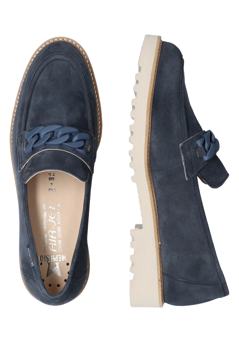 Mocassins SALKA bleus