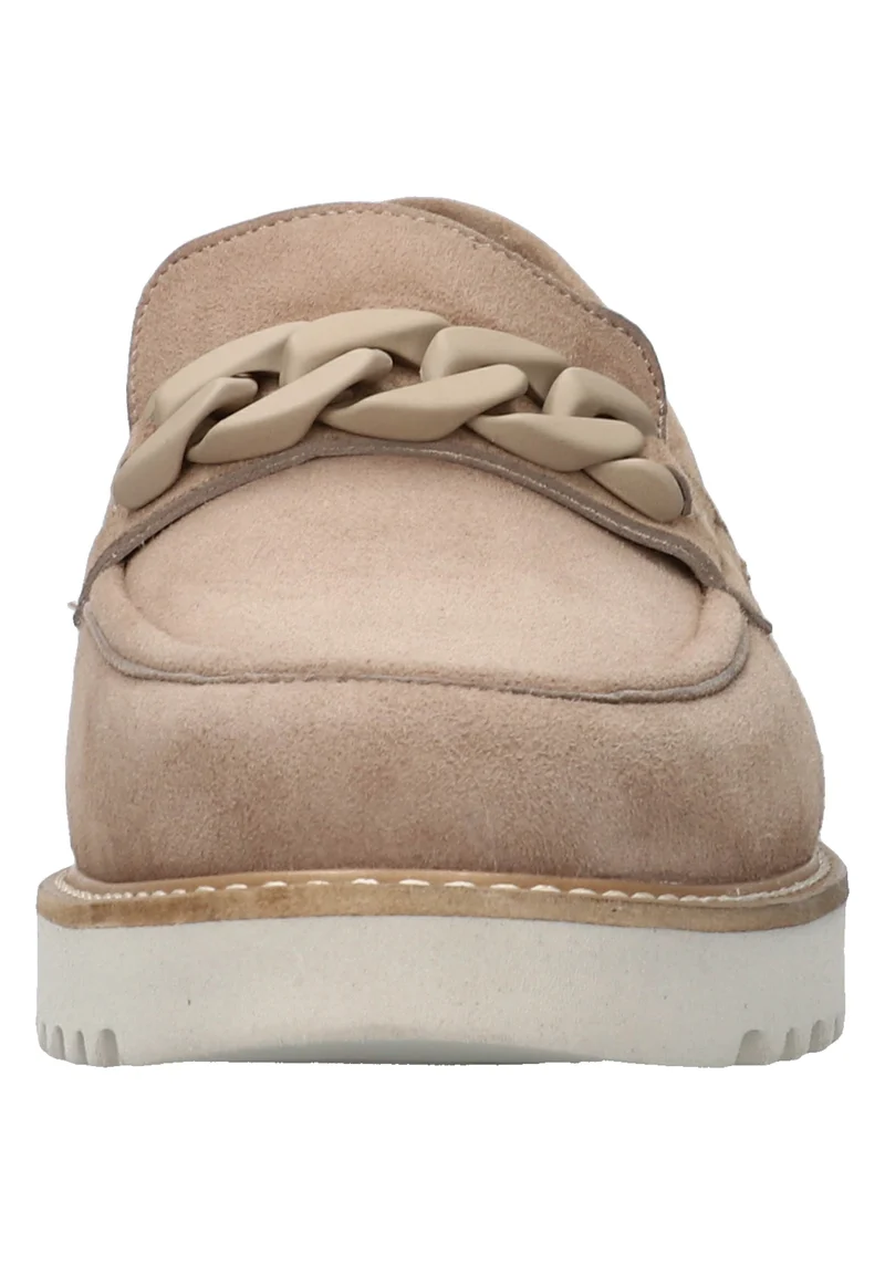 Mocassins SALKA taupe clair