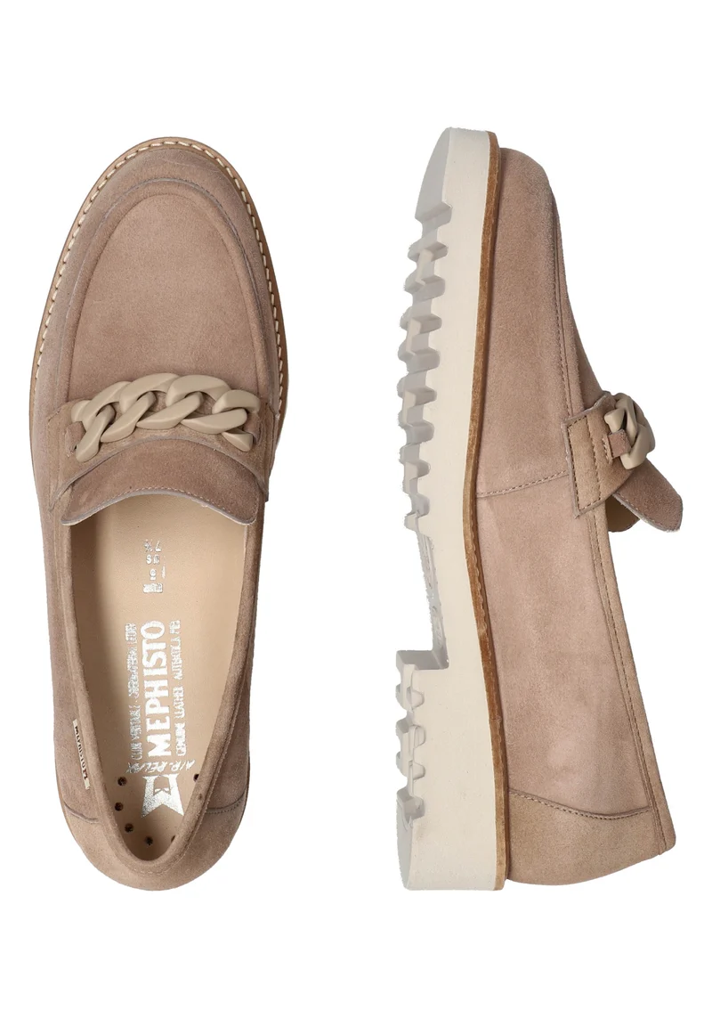 Mocassins SALKA taupe clair