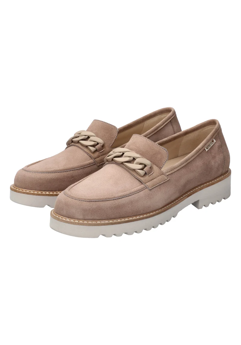 Mocassins SALKA taupe clair