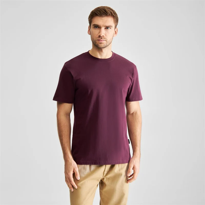 DEDICATED T-Shirt Stockholm Base Fig Red