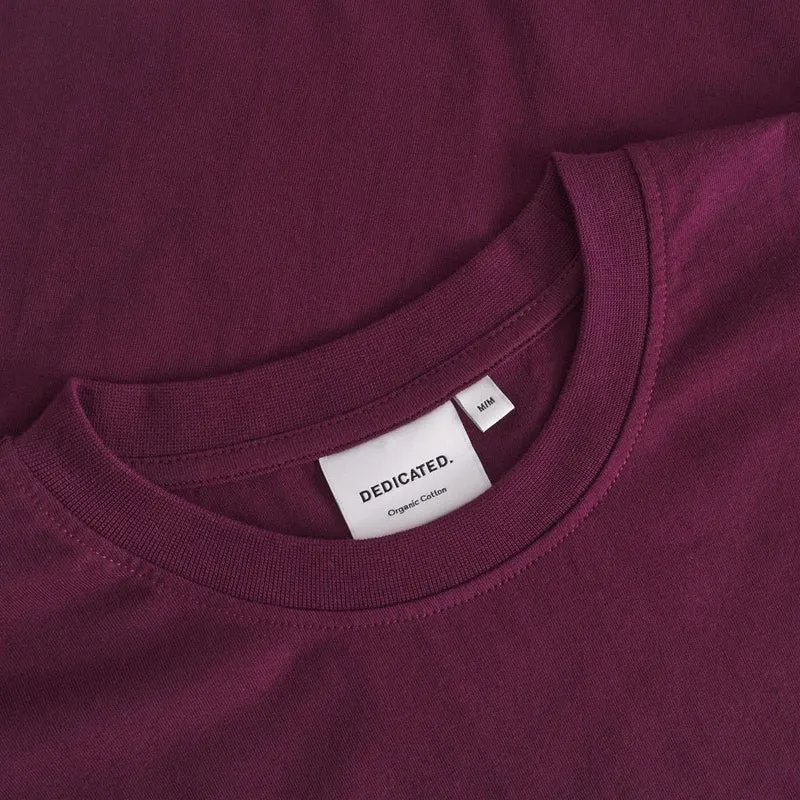 DEDICATED T-Shirt Stockholm Base Fig Red
