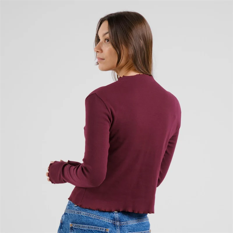 DEDICATED Rib Top Ryd Fig Red