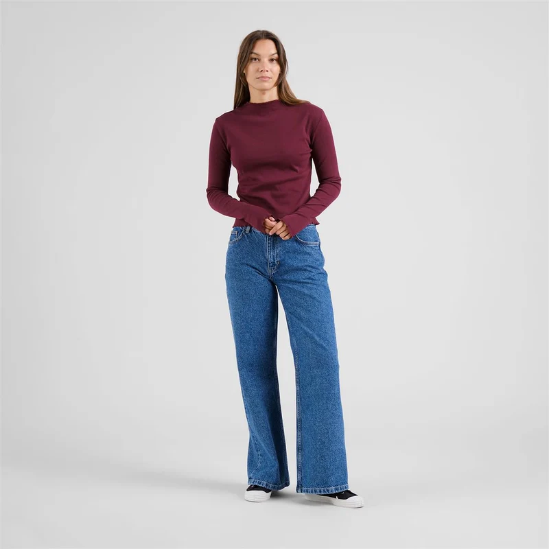 DEDICATED Rib Top Ryd Fig Red