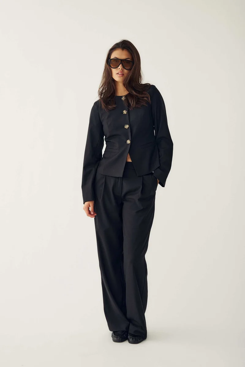 Noella - N-Kazia S Pants 12700036 - 004 - Black
