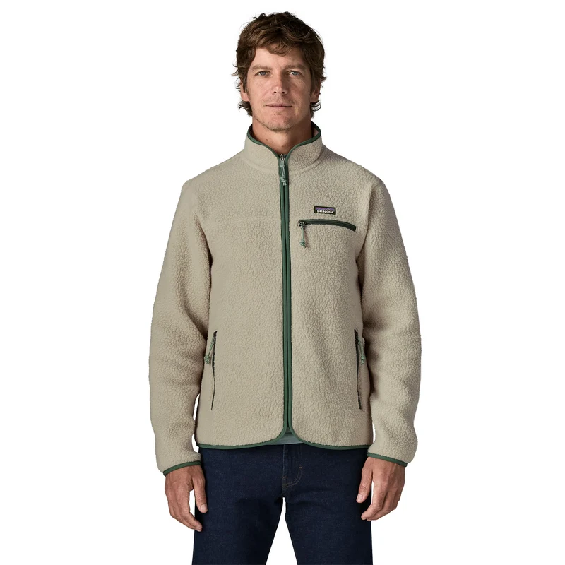 PATAGONIA Men´s Retro Pile Jkt pelican w/canopy green