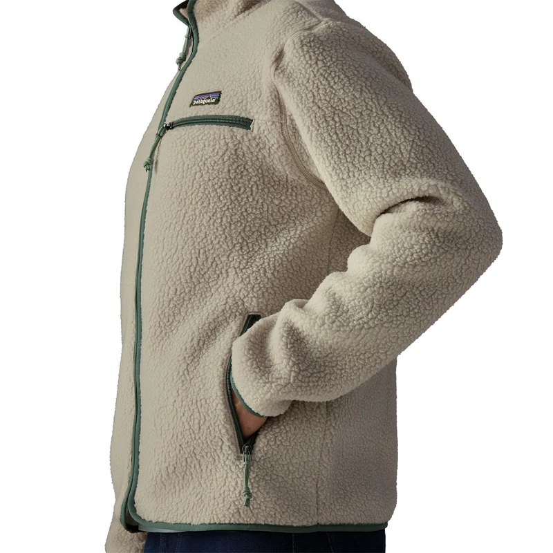 PATAGONIA Men´s Retro Pile Jkt pelican w/canopy green