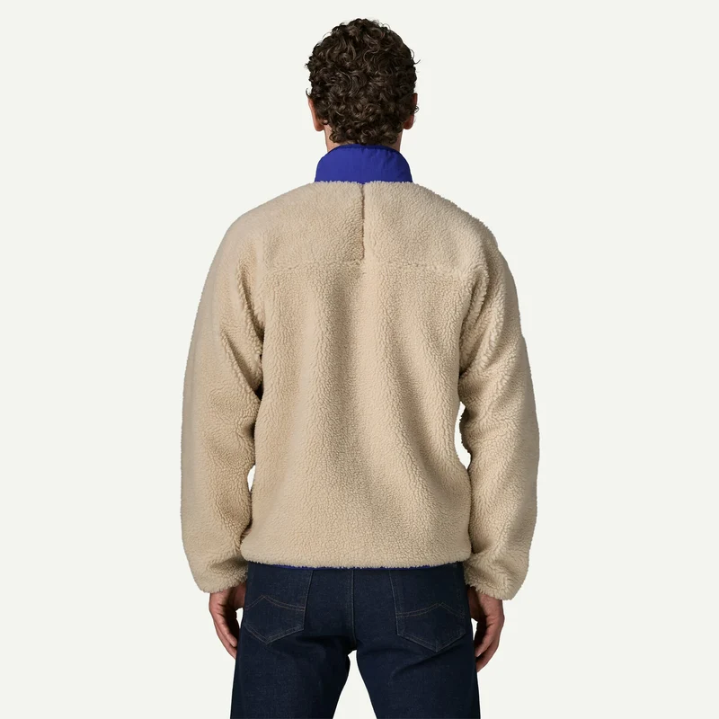 PATAGONIA Men´s Classic Retro-X Jkt dark natural w/cobalt blue