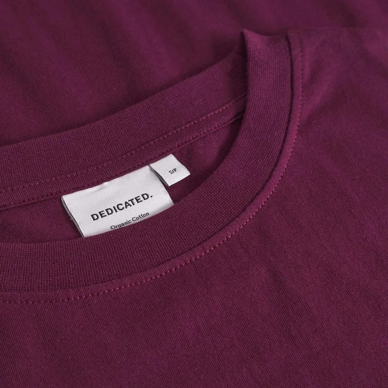 DEDICATED T-Shirt Vadstena Base Fig Red