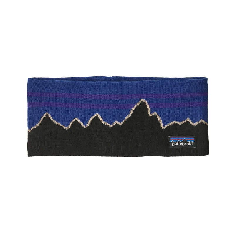 PATAGONIA Powder Town Headband classic fitz roy: p6 blue